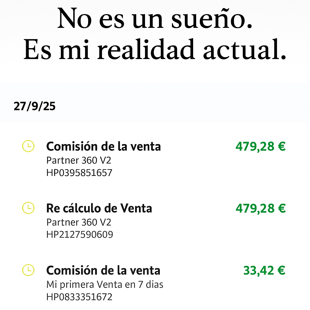 Comisiones reales de Partner 360 como afiliado en septiembre de 2025