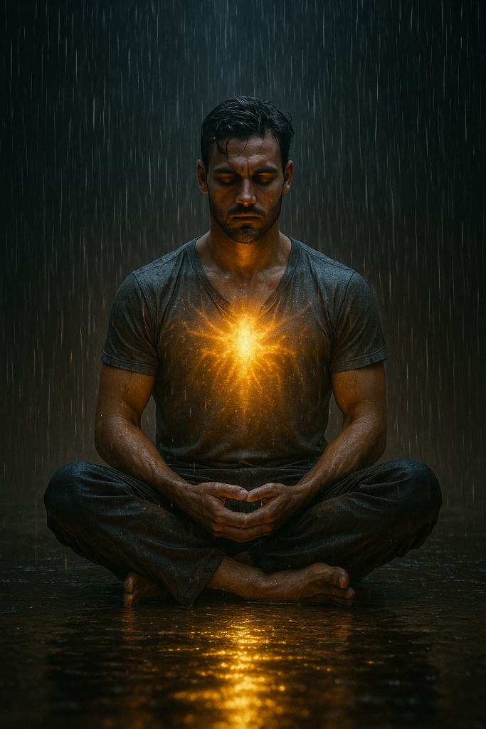 Imagen simbólica de fortaleza interior y presencia consciente – inspiración Invictos
