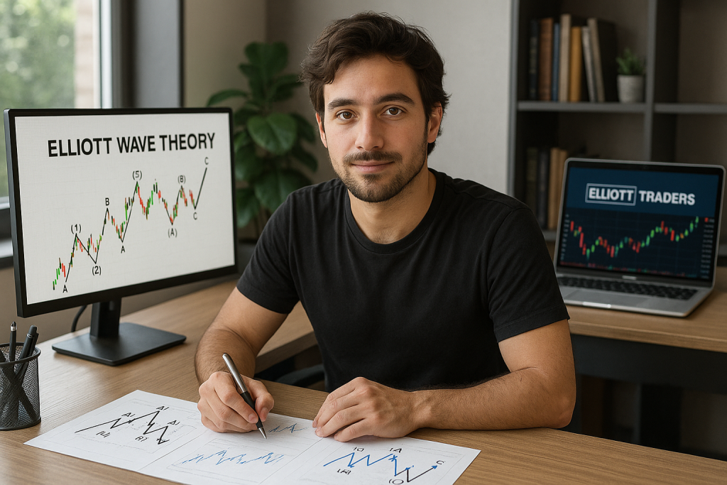 Miguel Ángel analizando un gráfico de trading emocional desde un enfoque humano y consciente