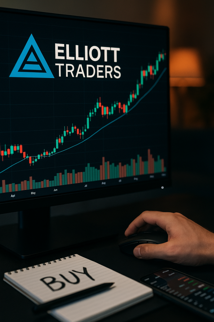 Infografía con estructura de ondas de Elliott utilizada en la formación de Elliott Traders