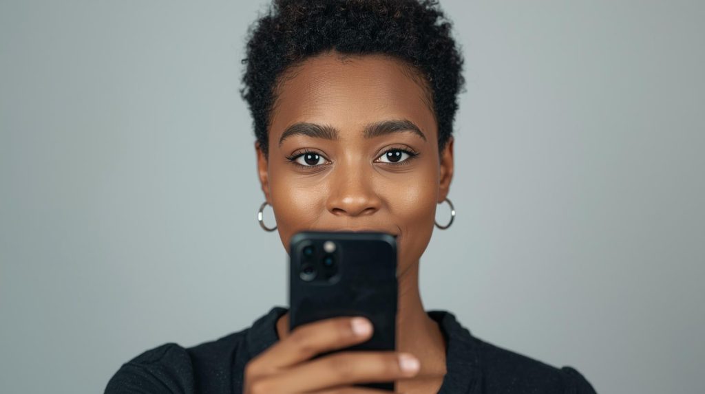 Creador grabando contenido de valor para distribuir artículos y reviews de marketing de afiliados sin saturar a su audiencia.