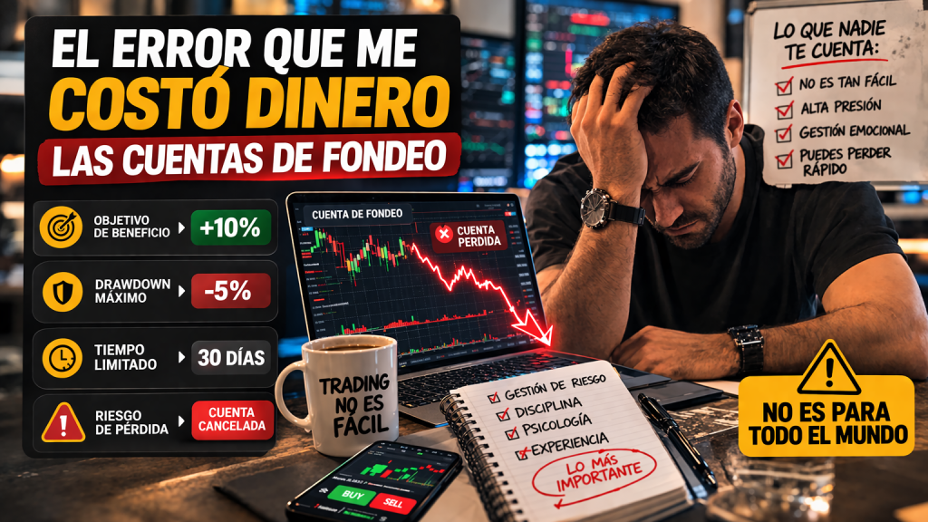 error cuentas de fondeo trading tradeando opiniones experiencia real perder dinero trading

