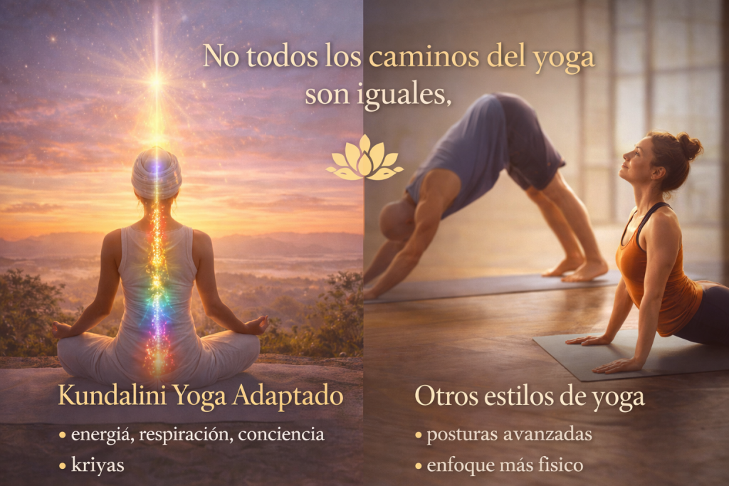 diferencias kundalini yoga y otros estilos