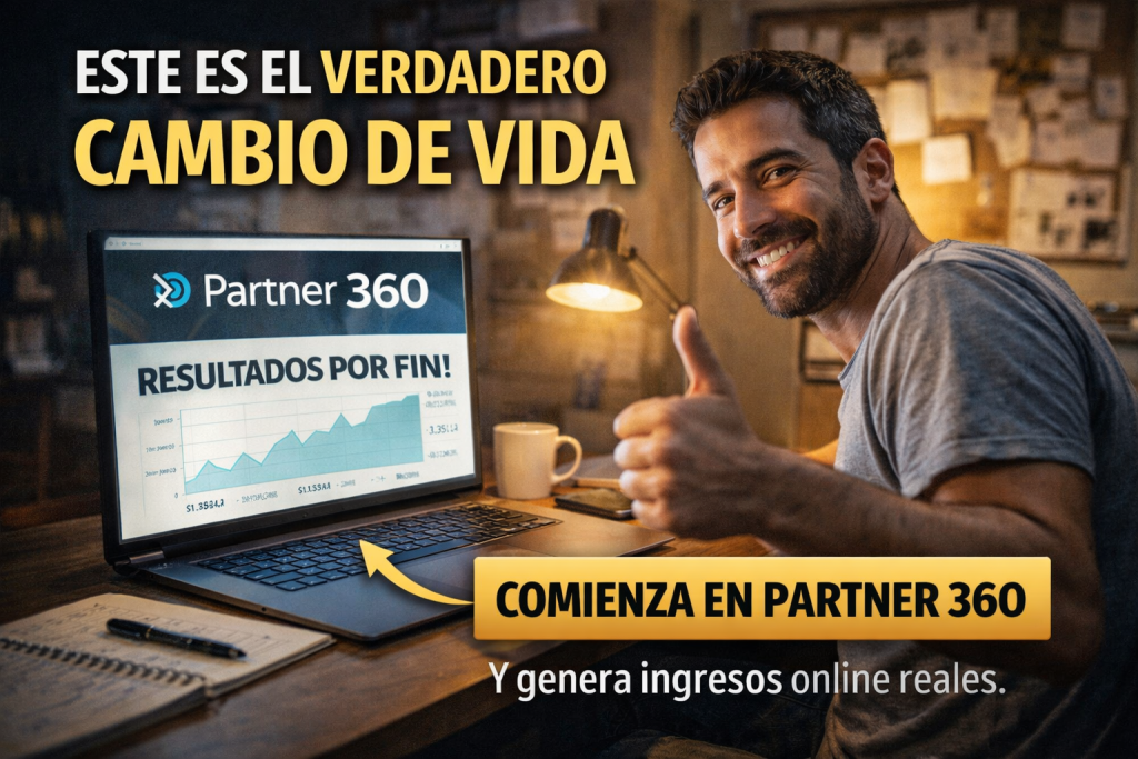 resultados reales marketing de afiliados Partner 360 ingresos online primera venta experiencia real